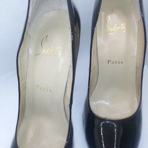 Christian Louboutin Patent leather Black